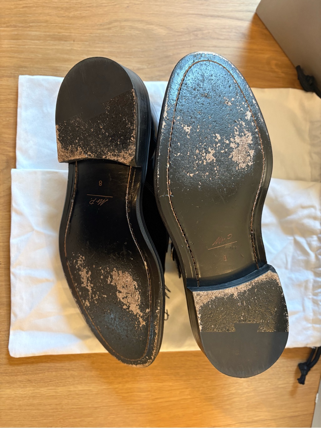 Men's Black Patent Leather Monk Strap Shoes — image 8 of 8